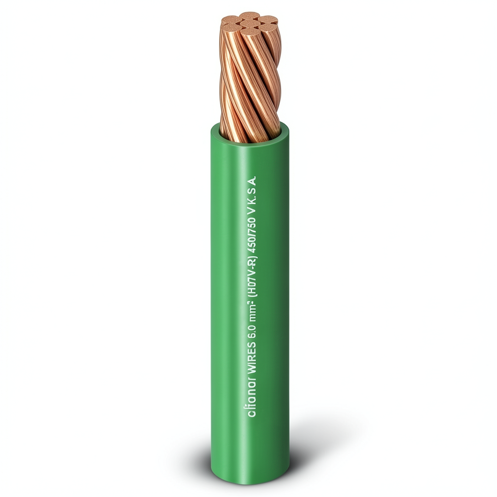 Stranded Copper Wire Heat Resistant PVC Insulated 6mm 450/750V | Al Fanar