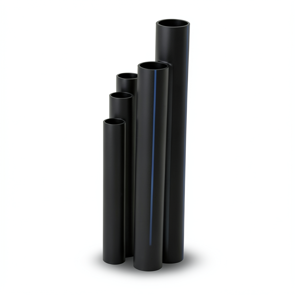 أنابيب HDPE SDR 5 قطر خارجي 280 مم سمك 56.2 مم لون أسود