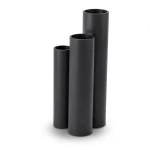 أنابيب HDPE نسبة الأبعاد القياسية 9 قطر خارجي 75 مم سمك 8.4 مم لون أسود