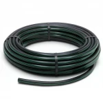 لفة أنابيب HDPE ضغط  15.7 بار [PE 63] قطر خارجي 160 مم  SDR 6  لون اسود مع خط اخضر | مصنع المنى