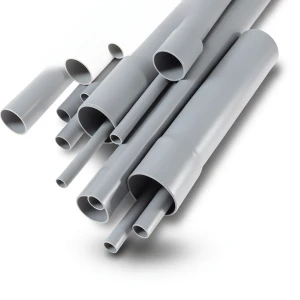 UPVC Pipes EPC 80 4 Inch Size Thickness 8.56 mm Gray
