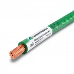 سلك مجدول نحاس 400 مم2 450/750 فولت، عزل PVC لون اخضر | كابلات الرياض