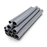 مواسير UPVC EPC 80 مقاس 5 إنش سمك 9.52 مم لون رمادي