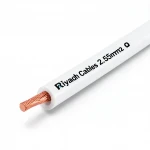 Stranded Wire 2.5mm2 450/750 volts, Copper Conductor, PVC Insulation, White Color | Riyadh Cables