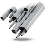 أنابيب UPVC جدول 80 مقاس 1 إنش سمك 4.55 مم لون رمادي