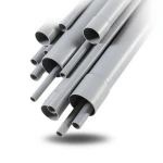 مواسير UPVC EPC 80 مقاس 6 إنش سمك 10.97 مم لون رمادي