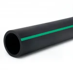 مواسير HDPE ضغط  3.9 بار [PE 63] قطر خارجي 630 مم  SDR 21  لون اسود مع خط اخضر | مصنع المنى