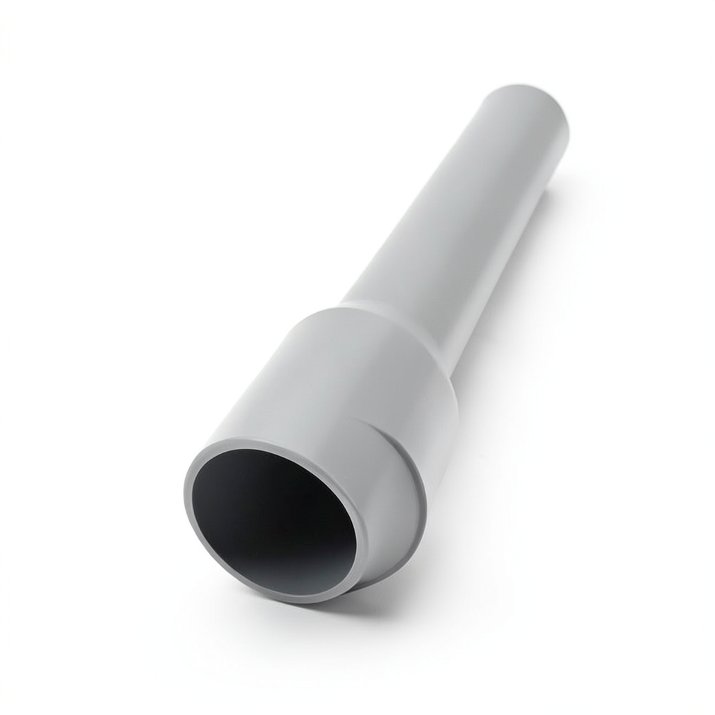 أنابيب UPVC مقاس 8 إنش سمك 12.7 مم لون رمادي EPC 80