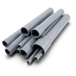 مواسير UPVC جدول 80 مقاس ½ إنش سمك 3.73 مم لون رمادي