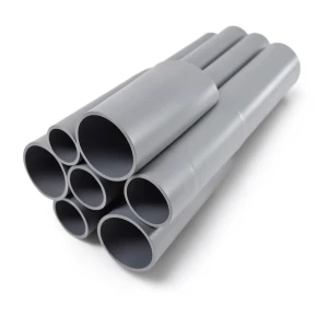 مواسير UPVC جدول 80 مقاس ¾ إنش سمك 3.91 مم لون رمادي