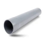 مواسير UPVC جدول 80 مقاس 3 إنش سمك 7.62 مم لون رمادي