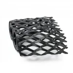Hot Rolled (Black) Steel Expanded Metal Mesh  [Mazyoon] Thickness 3.8 mm Width 1.22 meter Length 1 meter | Bait Al Tatawor Company