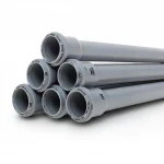 انابيب بلاستيك UPVC سابكو  ضغط 4 بار مقاس 110 مم سمك 2.2 مم لون رمادي