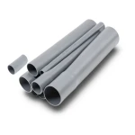 مواسير UPVC جدول 80 مقاس ½ 2 إنش سمك 7.01 مم لون رمادي