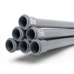 UPVC Pipes [Sappco] PN 4 Bar Size 160 mm Thickness 3.2 mm Gray Color