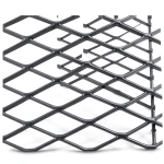 Hot Rolled Black Steel Expanded Metal Mesh Khaleeji 5.8 mm Thickness 1.22 m Width 4 m Length
