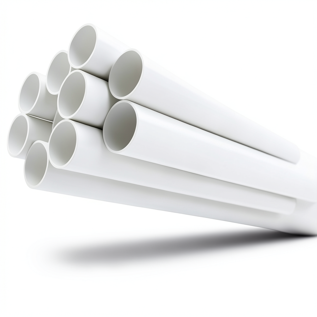 مواسير UPVC جدول 40 مقاس ¾ إنش سمك 2.87 مم لون أبيض
