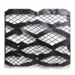 Hot Rolled (Black) Steel Expanded Metal Mesh  [Mazyoon] Thickness 4.8 mm Width 1.22 meter Length 1 meter | Bait Al Tatawor Company