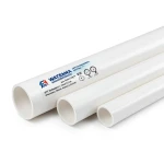 أنابيب UPVC جدول 40 مقاس ¾ إنش سمك 2.9 مم وزن 0.33 كجم/م لون أبيض | بلاستيك الوطنية