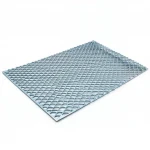 Galvanized Steel Expanded Metal Mesh  [Mazyoon] Thickness 4.8 mm Width 1.22 M Length 3 meter | Bait Al Tatawor Company