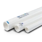 أنابيب UPVC جدول 40 مقاس ½ 1 إنش سمك 3.7 مم وزن 0.77 كجم/م أبيض | بلاستيك الوطنية