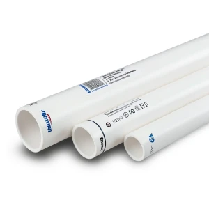 أنابيب UPVC جدول 80 مقاس ½ إنش سمك 3.7 مم لون أبيض | بلاستيك الوطنية
