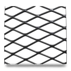 Hot Rolled Black Steel Expanded Metal Mesh 6 mm Thickness 1.22m Width 2m Length