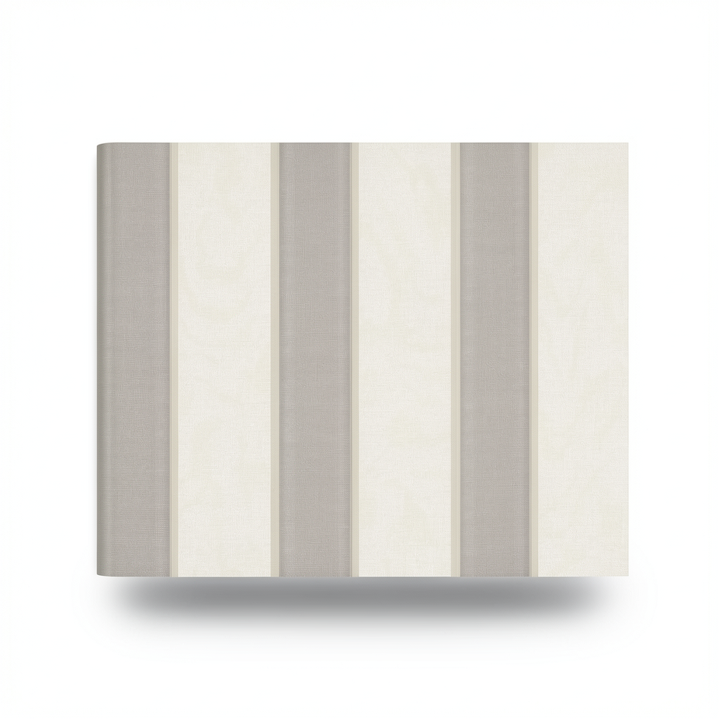 Striped Wallpaper Light Beige 10m x 1.06m, Model 38021