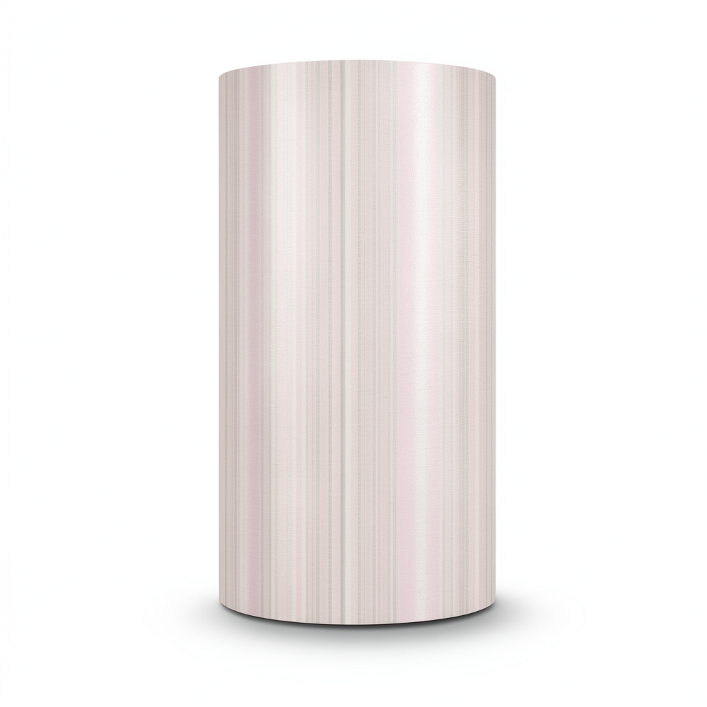 Striped Wallpaper Pink with Beige, 10m x 0.53m, Model 10048-05