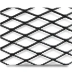 Hot Rolled Black Steel Expanded Metal Mesh Khaleeji 6 mm Thickness 1.22 m Width 3 m Length