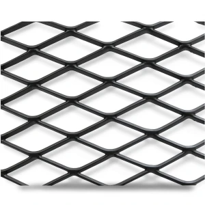 Hot Rolled Black Steel Expanded Metal Mesh Khaleeji 6 mm Thickness 1.22 m Width 3 m Length