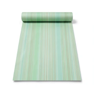 Striped Wall Decoration 10m x 0.53m Green, Model 10048-18