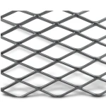 Hot Rolled Black Steel Expanded Metal Mesh Khaleeji 6 mm Thickness 1.22 m Width 5 m Length