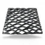 Hot Rolled (Black) Steel Expanded Metal Mesh  [Mazyoon] Thickness 4.8 mm Width 1.22 meter Length 4 meter | Bait Al Tatawor Company