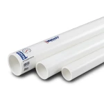 أنابيب UPVC جدول 80 مقاس ½ 1 إنش سمك 5.1 مم وزن 1.03 كجم/م لون أبيض | بلاستيك الوطنية