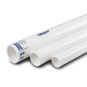 أنابيب UPVC جدول 80 مقاس ½ 1 إنش سمك 5.1 مم وزن 1.03 كجم/م لون أبيض | بلاستيك الوطنية