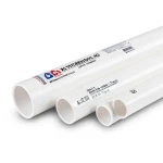 أنابيب UPVC جدول 40 مقاس ½ 1 إنش سمك 3.7 مم وزن 0.77 كجم/م أبيض | بلاستيك الوطنية