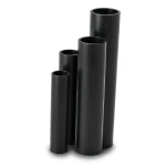 أنابيب HDPE نسبة الأبعاد القياسية 9 قطر خارجي 90 مم سمك 10.1 مم لون أسود