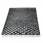 Hot Rolled (Black) Steel Expanded Metal Mesh  [Mazyoon] Thickness 4.8 mm Width 1.22 meter Length 7 meter | Bait Al Tatawor Company