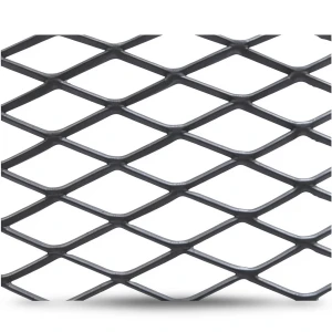 Hot Rolled Black Steel Expanded Metal Mesh Khaleeji 1.2 mm Thickness 2.44 m Width 1 m Length