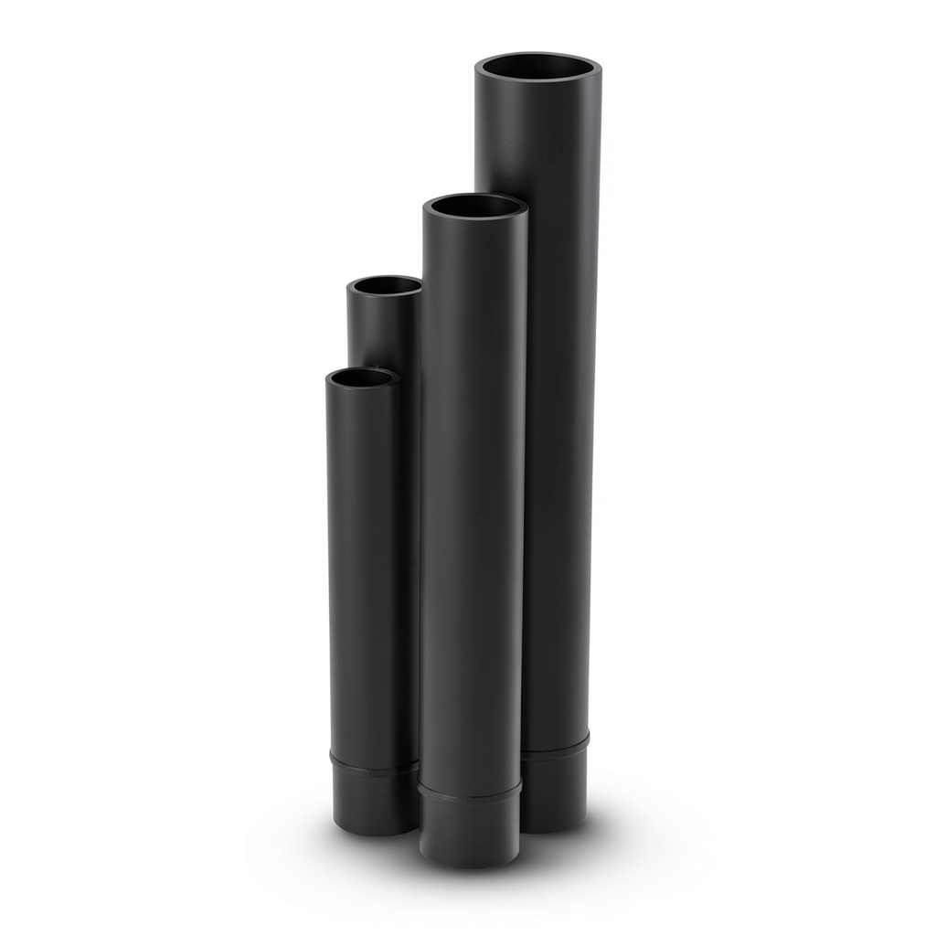 HDPE Pipes SDR 33 Outside Diameter 75 mm Thickness 2.3 mm Black
