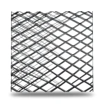 Hot Rolled Black Steel Expanded Metal Mesh Khaleeji 1.2 mm Thickness 2.44 m Width 2 m Length