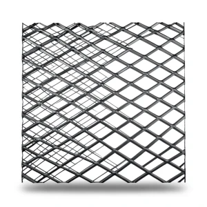Hot Rolled Black Steel Expanded Metal Mesh Khaleeji 1.2 mm Thickness 2.44 m Width 2 m Length