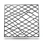 Hot Rolled Black Steel Expanded Metal Mesh Khaleeji 5.8 mm Thickness 1.22 m Width 4 m Length