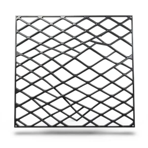 Hot Rolled Black Steel Expanded Metal Mesh Khaleeji 5.8 mm Thickness 1.22 m Width 4 m Length