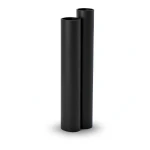 مواسير HDPE نسبة الأبعاد القياسية SDR 9 قطر خارجي 160 مم سمك 17.9 مم لون أسود