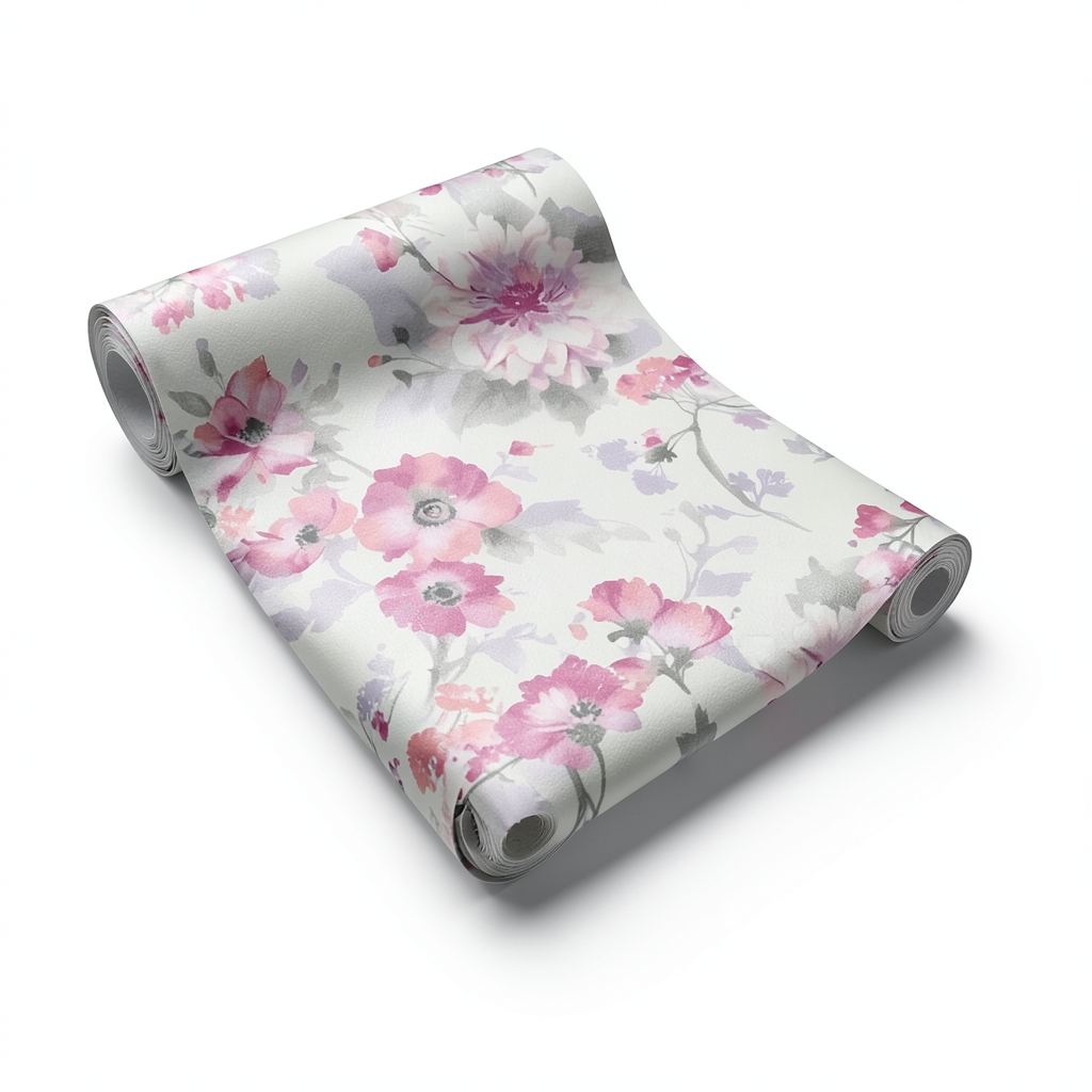 German Floral Wallpaper 10m x 0.53m Multicolor, Model 10051-05