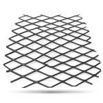 Hot Rolled Black Steel Expanded Metal Mesh Khaleeji 1.2 mm Thickness 2.44 m Width 4 m Length