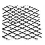 Hot Rolled Black Steel Expanded Metal Mesh Khaleeji 5.8 mm Thickness 1.22 m Width 4 m Length