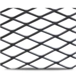 Hot Rolled Black Steel Expanded Metal Mesh Khaleeji 1.2 mm Thickness 2.44 m Width 5 m Length